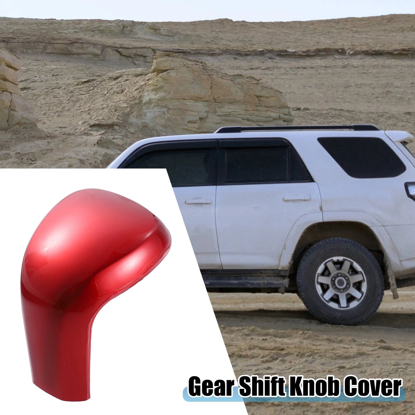 Gear Shift Lever Cover Trim for Toyota Camry, Corolla Sedan (2018-2023) Red