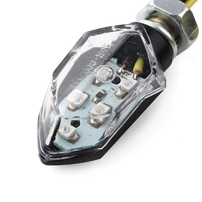 Smoke LED Amber Turn Signal Light for Universal Motorcycle 8mm (2020-2023)