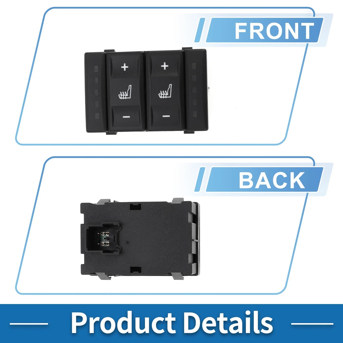 Seat Heating Button Control Switch for Ford Galaxy MK 3 & S-MAX (2006-2015)
