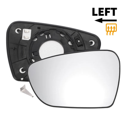 Left Side Heated White Mirror Glass for KIA Ceed (2012-2018)