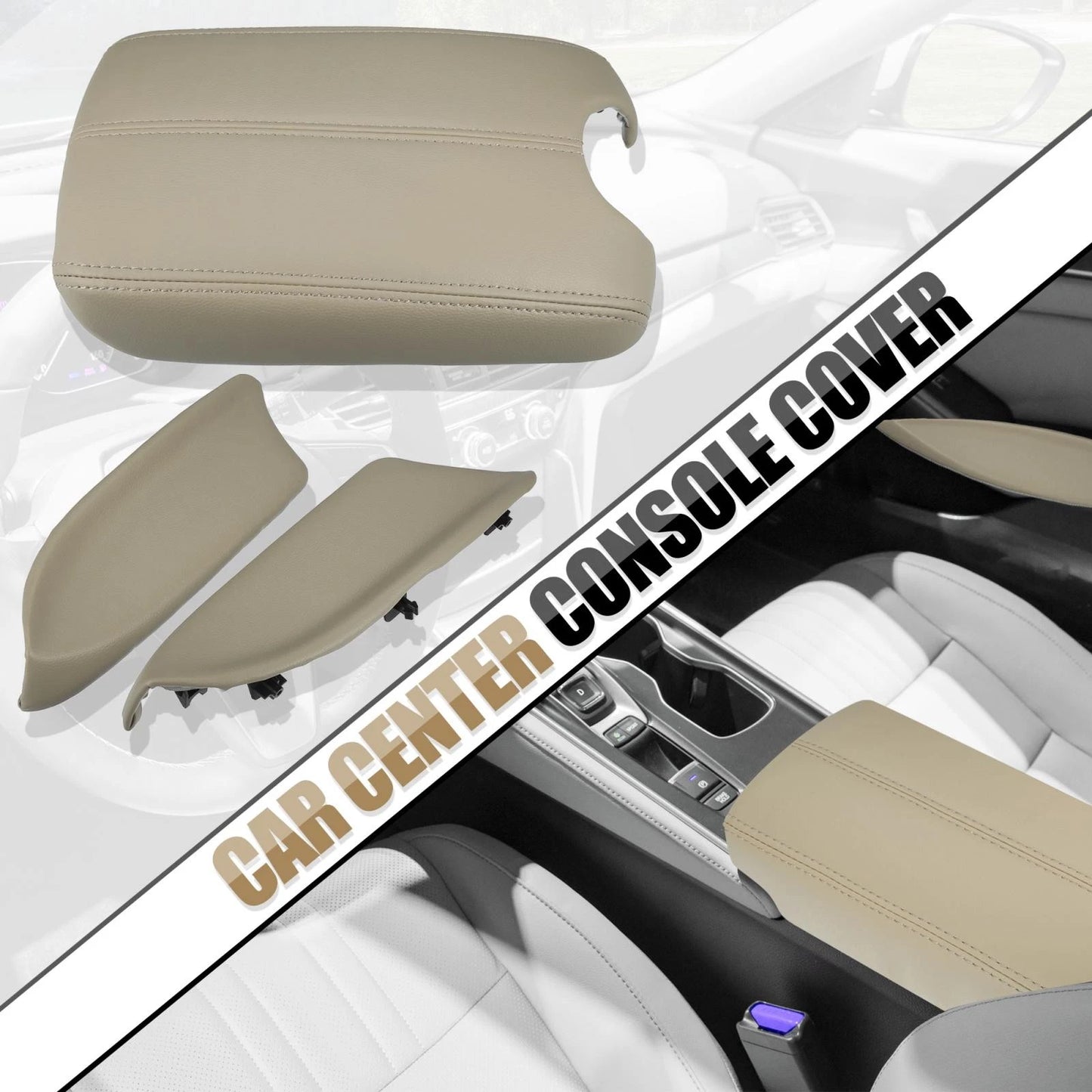 Center Console Cover for Honda Accord (2008-2012) - Beige