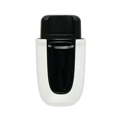 1x White ABS One Button Start Key Cover Case for Macan (2015-2023)
