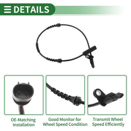 ABS Wheel Speed Sensor for BMW X1 (2016-2019) - 2 x Sensors, No. 34526858466