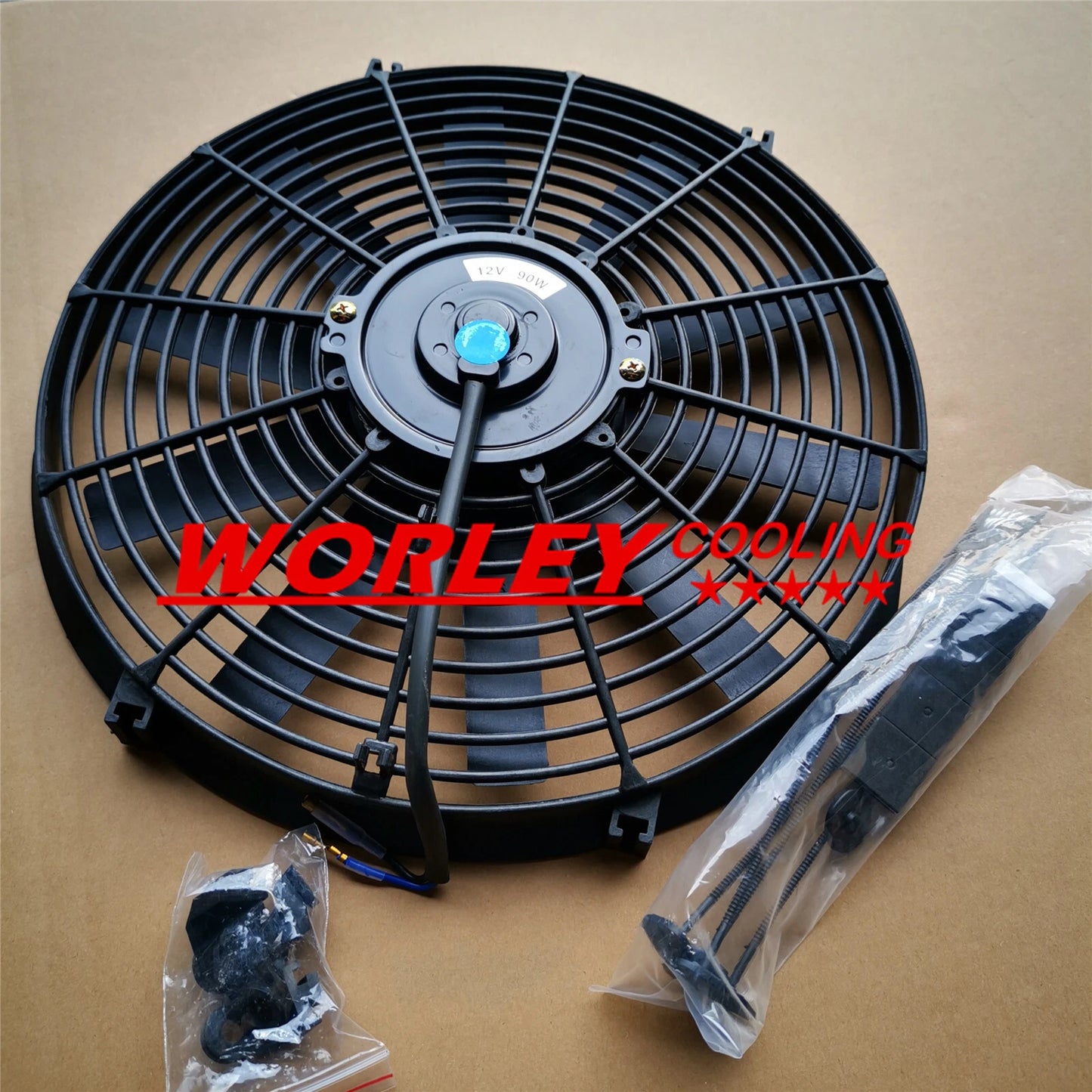 14" VIC-90W 12V Electric Cooling Fan