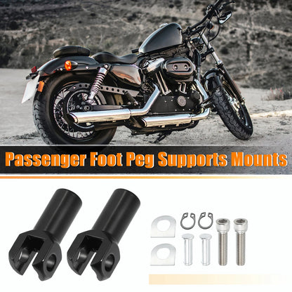 Passenger Foot Peg Footrest Support Mounts Clevis for Harley Softail