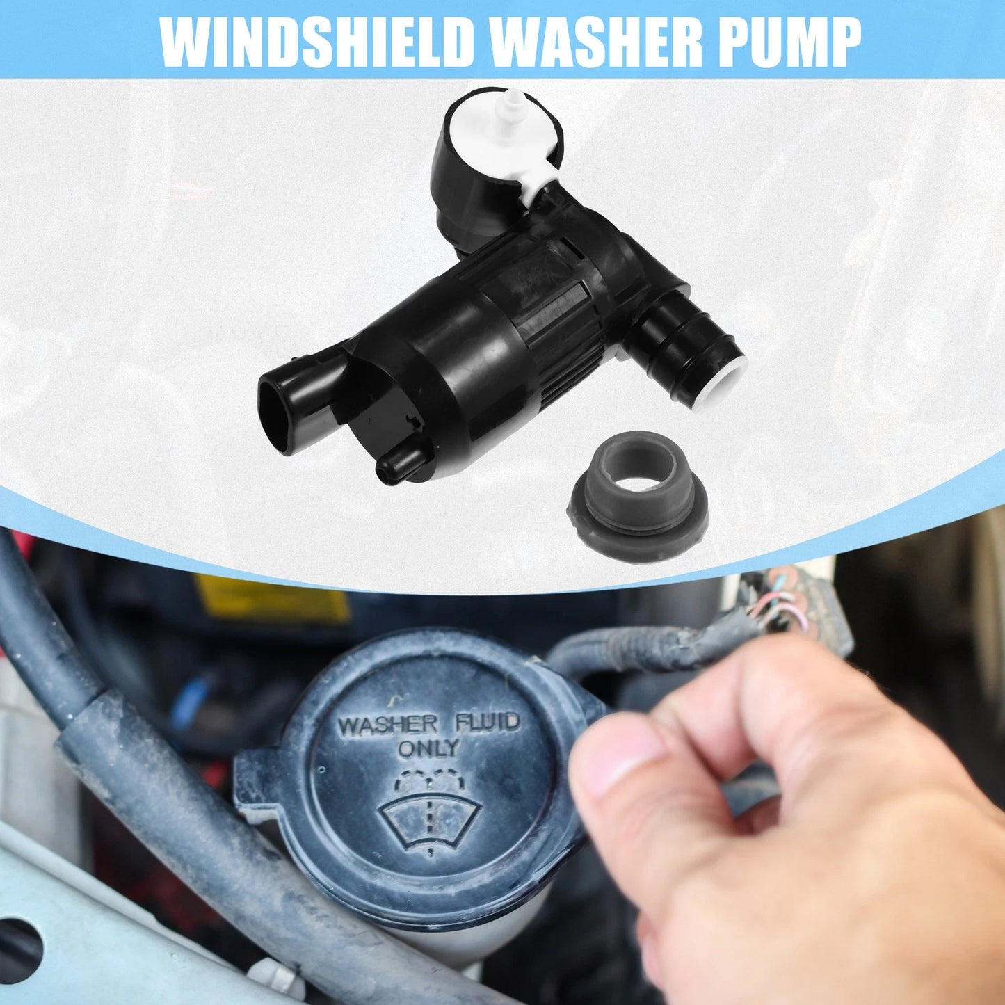 Windshield Washer Pump with Grommet for INFINITI JX35 (2013)