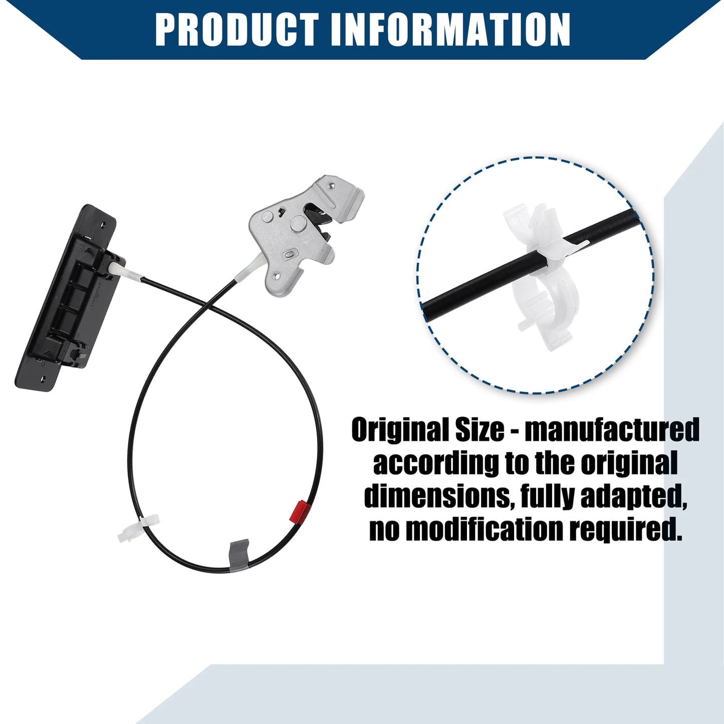 Door Latch Assembly with Handle for Ford E150 (2004-2014)