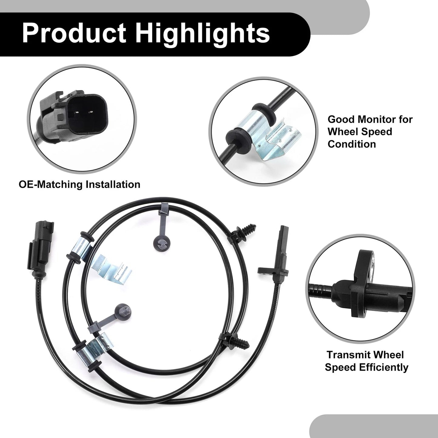 ABS Wheel Speed Sensor for Ford Edge (2011-2012)