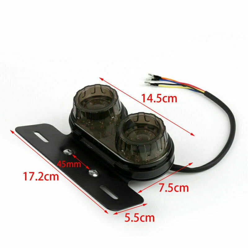 12V Black Taillight for Motorcycle (F2)