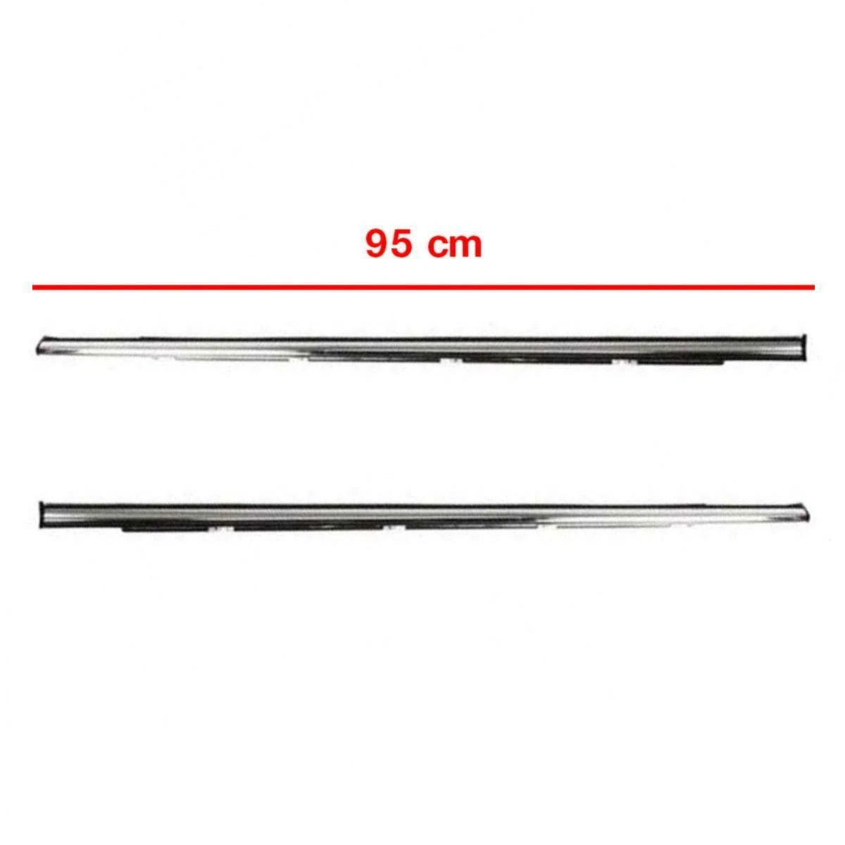 Rear Outer Weatherstrip Door Belt Chrome RR RL Fit Honda Civic EF EC EE 4D 92-95