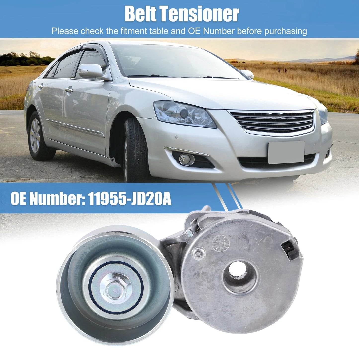 Engine Belt Tensioner Pulley for Nissan Cube 1.8L (2009-2014)