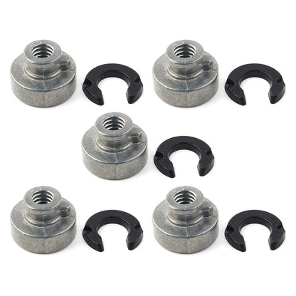 5 x Rear Fender Passenger Seat Bolt Tab Screw Nut Covers for Harley Davidson