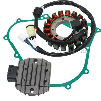 Stator Coil, Regulator Rectifier, Gasket for Yamaha YFM45FX Wolverine (06-10)