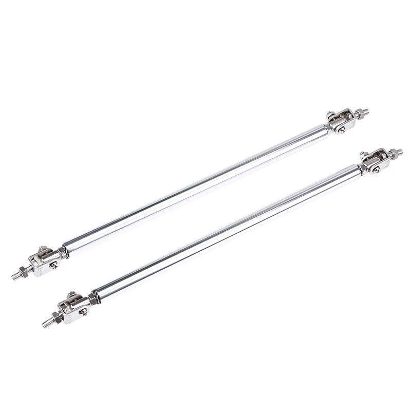 Adjustable Front Bumper Lip Splitter Strut Rod Tie Support Bar for Dodge Charger (2015-2023)