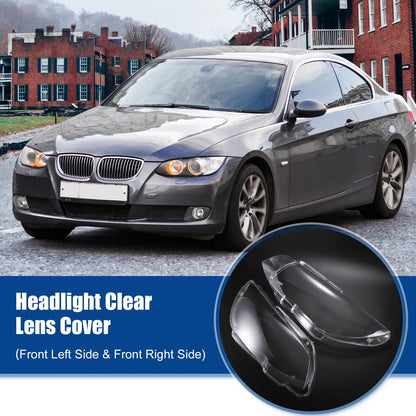 Headlight Clear Lens Shell Cover for BMW 3 Series E92 E93 (2007-2013)