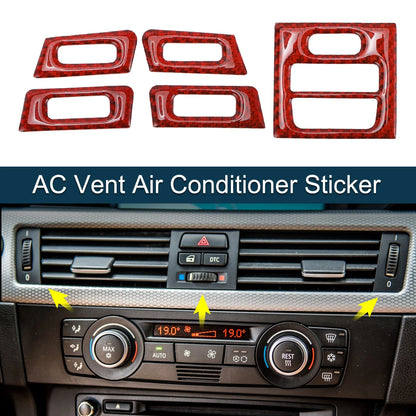 AC Vent Air Conditioner Stickers for BMW 3 Series E90 E92 E93 (2005-2012) 5 x Pcs