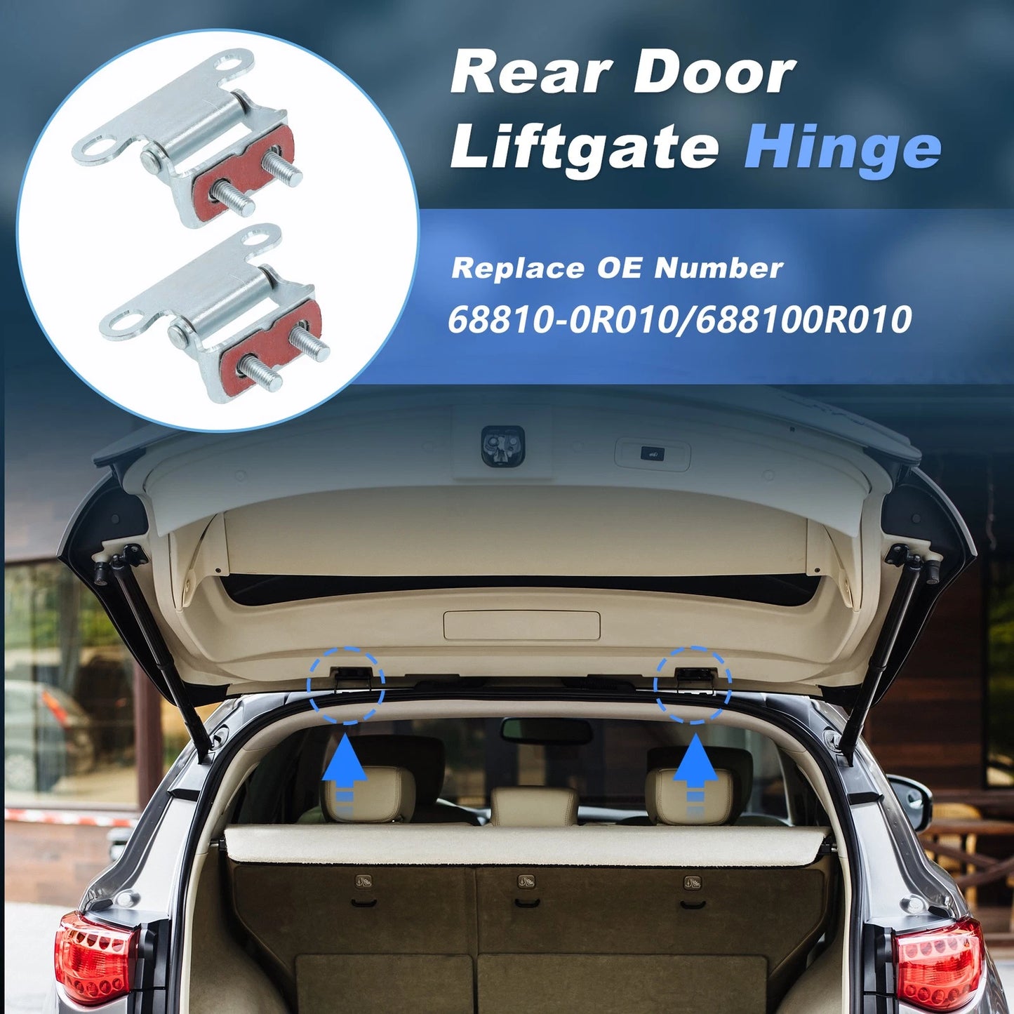 Rear Door Liftgate Hinge Left or Right for Toyota RAV4 (2013–2018)