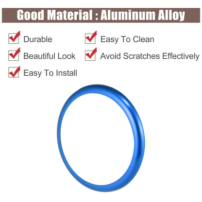 Aluminum Alloy Multimedia Knob Ring for BMW 1 2 3 5 6 7 Series X2 X3 (2000-2023)