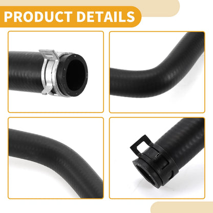 Heater Hose for Ford Focus (2014-2020) - Rubber Black 1 Pc