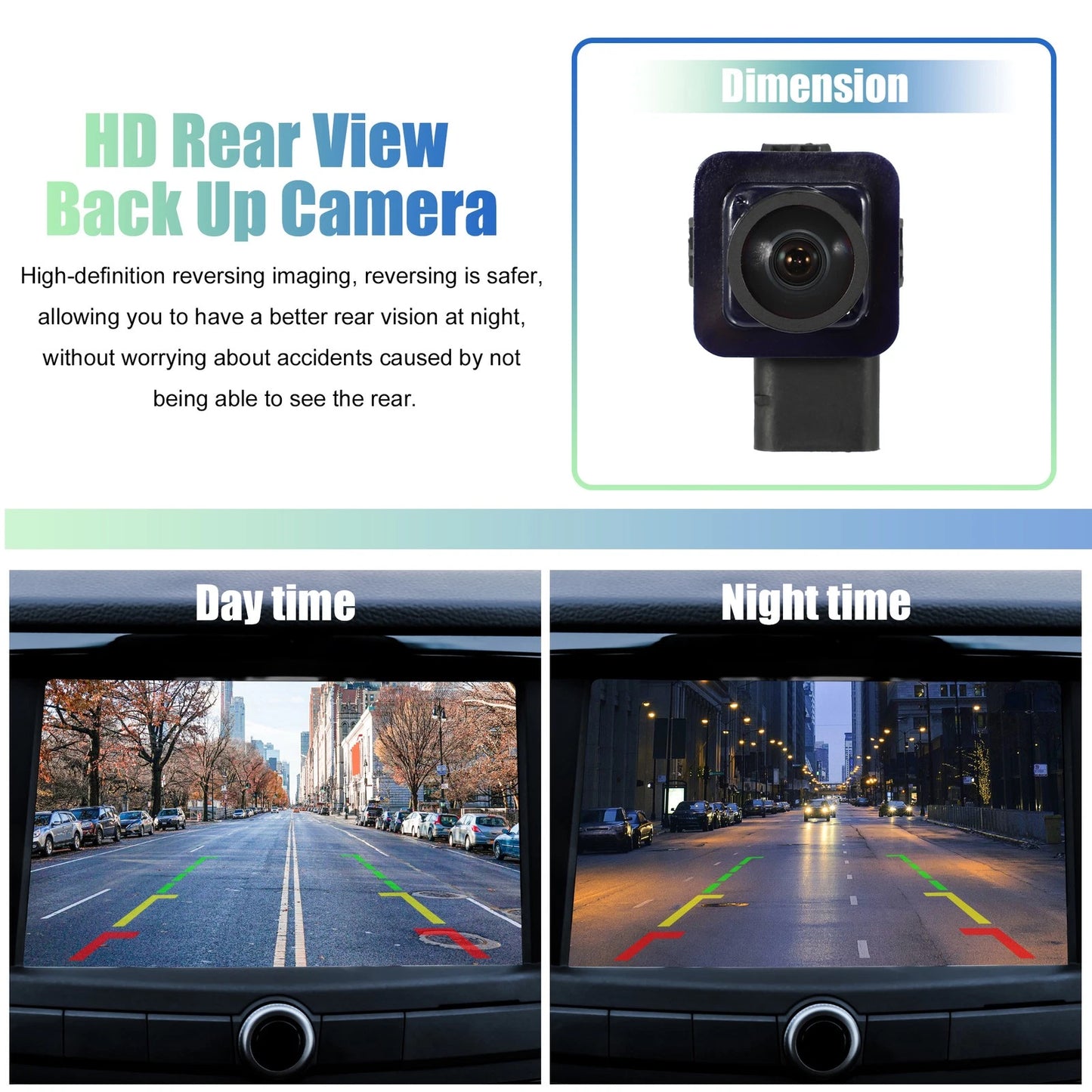 Rear View Backup Camera & Pry Bar for Ford Edge (2011-2014)