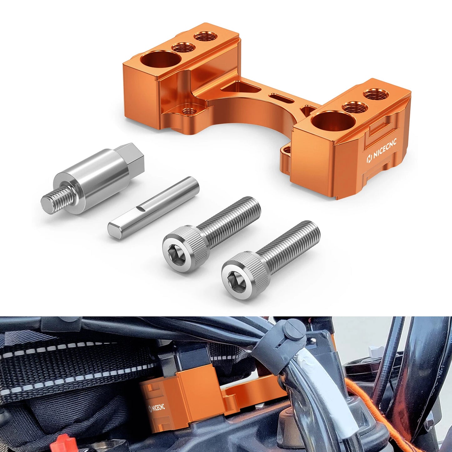 Adjustable Handlebar Riser Bracket for Husqvarna Norden 901 (2022-2023)