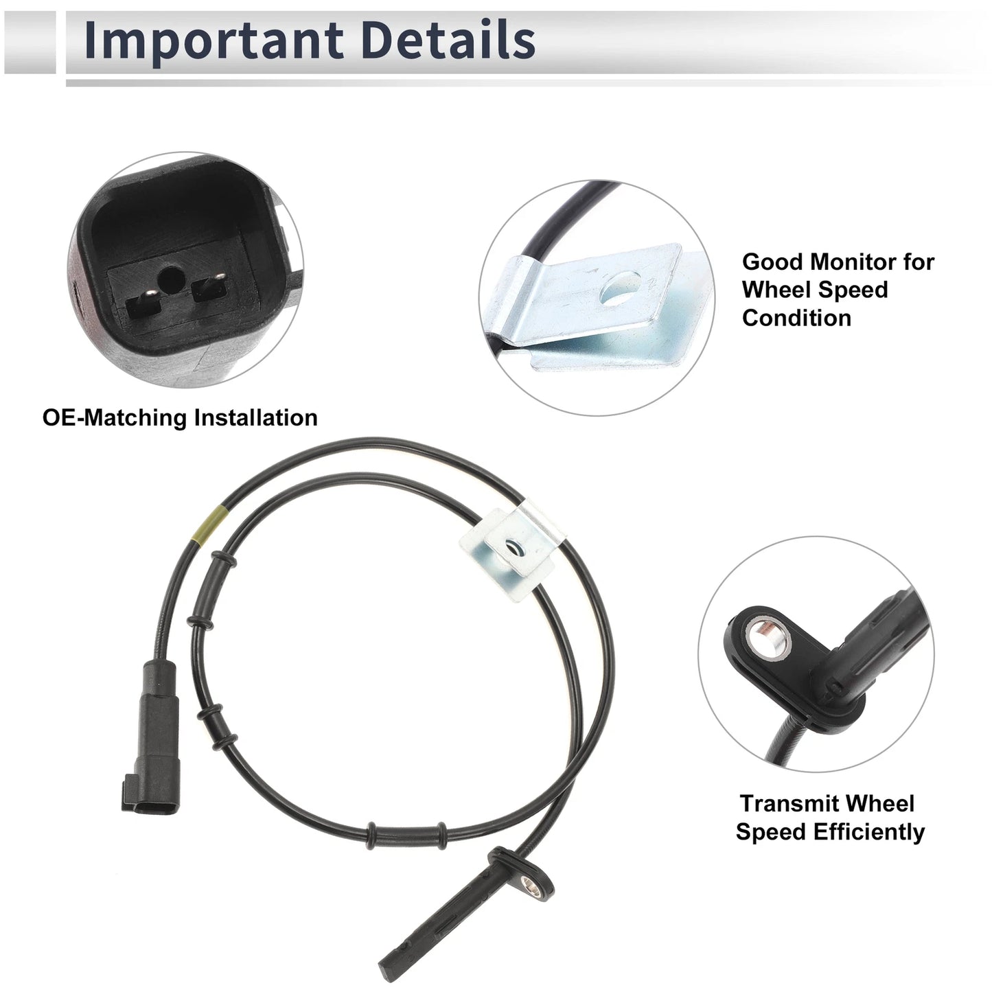 ABS Wheel Speed Sensor for Chevrolet Equinox (2010-2017)