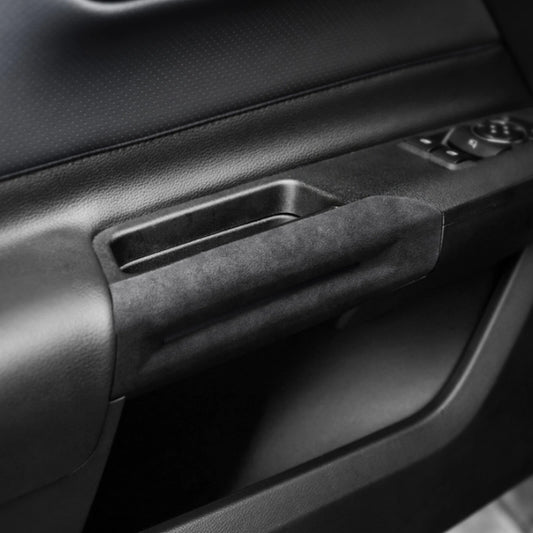 2 x Gray Door Side Handle Armrest Covers for Ford Mustang (2015-2020)
