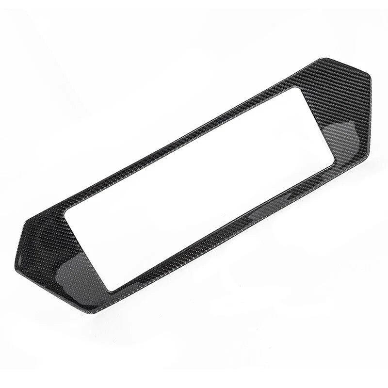 Carbon Fiber Rear License Plate Frame Trim for Corvette C8 (2020-2024)