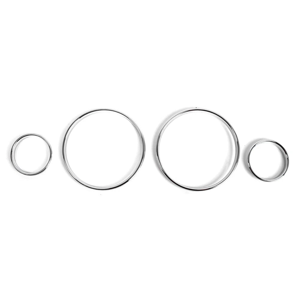 Speedometer Gauge Dial Rings Bezel Trim for BMW 5 7 Series E39 E38 M5 X5 E53 (1997-2003)