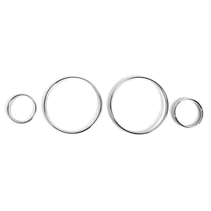 Speedometer Gauge Dial Rings Bezel Trim for BMW 5 7 Series E39 E38 M5 X5 E53 (1997-2003)