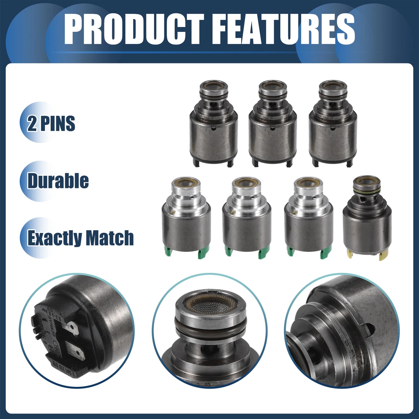 Set Pressure Regulator Solenoids for BMW 3 Series (2000 - 2006)