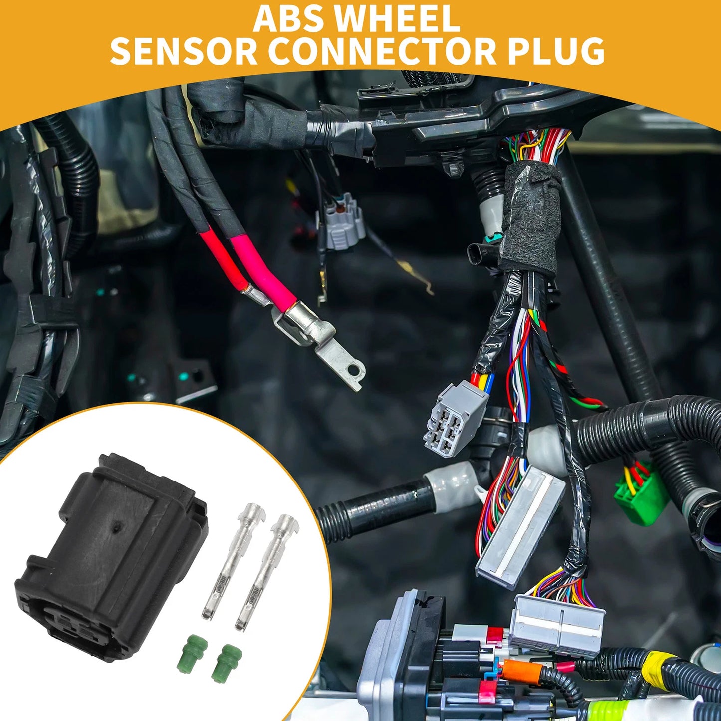 Pin ABS Wheel Sensor Connector for Toyota