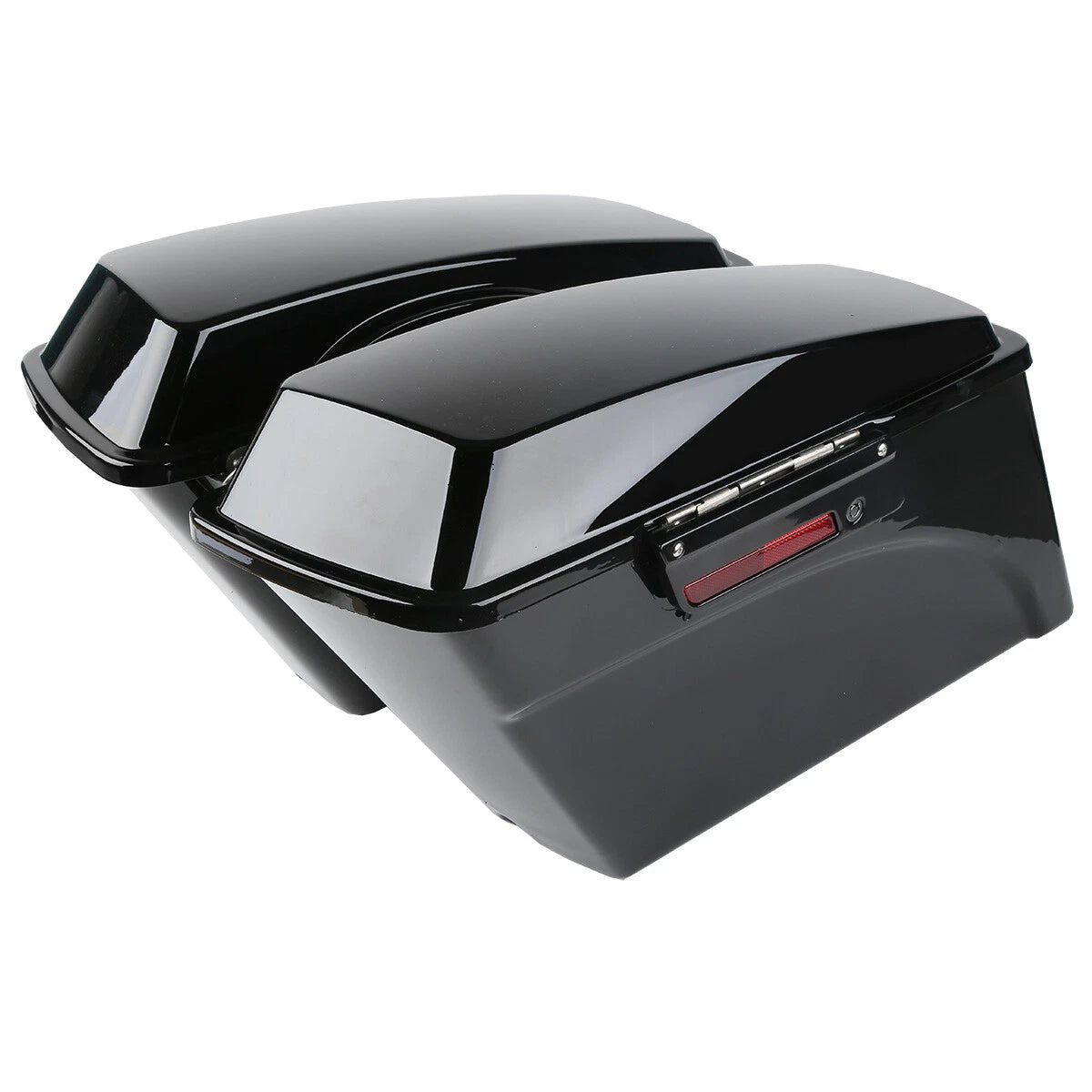 Black Saddlebags Conversion Brackets for Harley Softail (1986-2017)