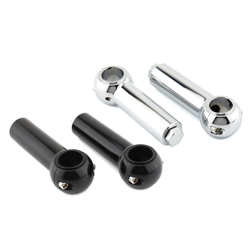 4" Handlebar Clamp Riser for Harley Davidson Cruisers  - Pair