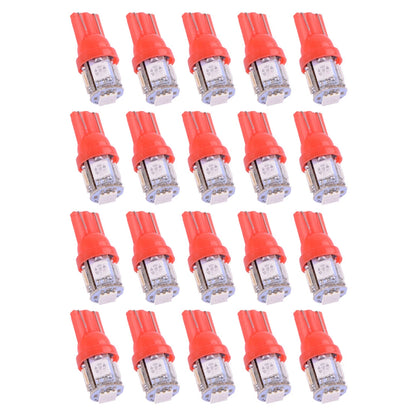 20 x Red T10 Bulbs for Car Dome Map Light Side Marker Turn Signal Lamp