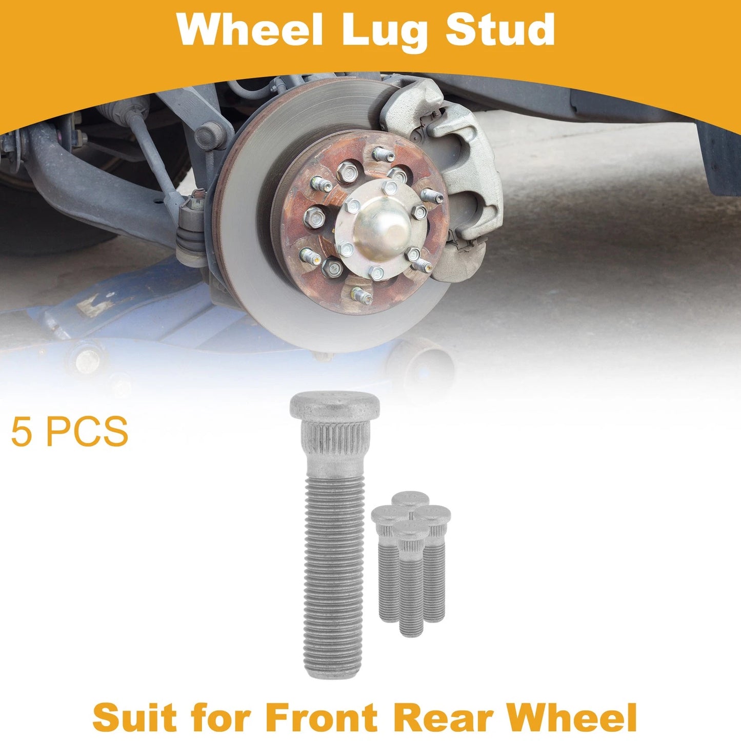 M14x1.5 Wheel Lug Studs for Ford F150 (2016-2025) - 5 Pcs