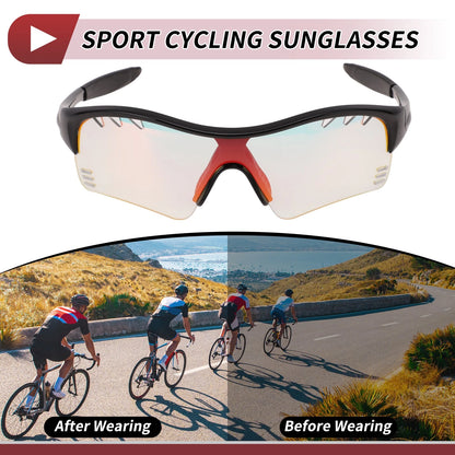Goggles / 1 x Motorcycle Goggles Light Red Lens Black Frame PC TPU for Bike