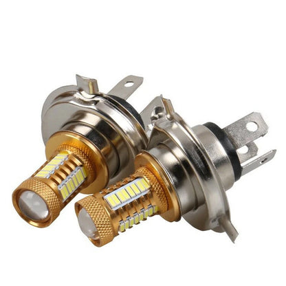 H4 LED Motorcycle Headlight Bulb lamp DC 12V~24V 6W 800LM High Low Beam Light