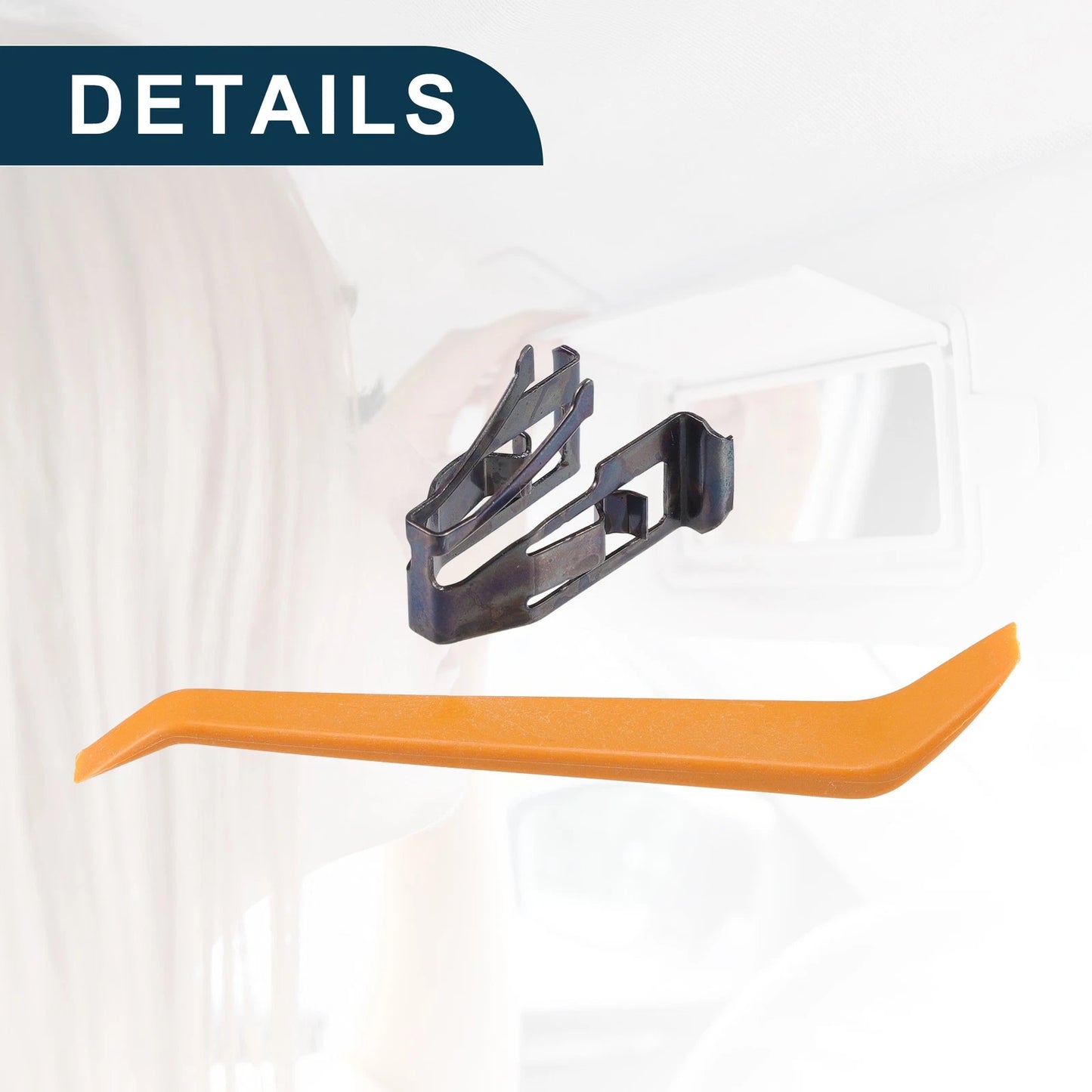 Makeup Mirror Cover for Scion - Grey (Fits Various Models)
