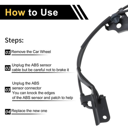 ABS Wheel Speed Sensor for Toyota Corolla Front Left (2014-2019)