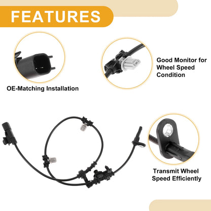 ABS Wheel Speed Sensor Rear for Cadillac XT5 (2017-2019)
