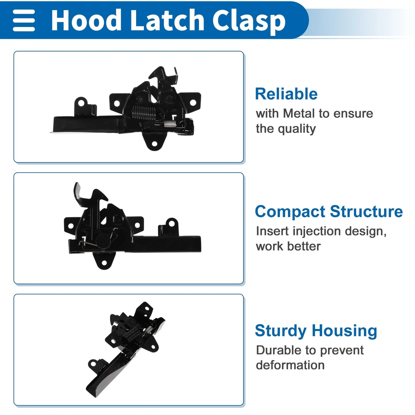 Hood Latch Assembly for Kia Spectra (2004-2009)