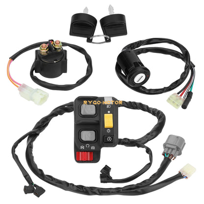 Handlebar Key Starter Relay Switch Kit for Honda Recon TRX250TE (2007–2020)