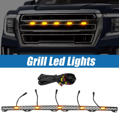 LED Grille Light with Bracket for Toyota Tundra (2014-2020) Amber Clear