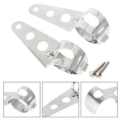 43mm-50mm Motorcycle Headlight Holder Bracket for F2