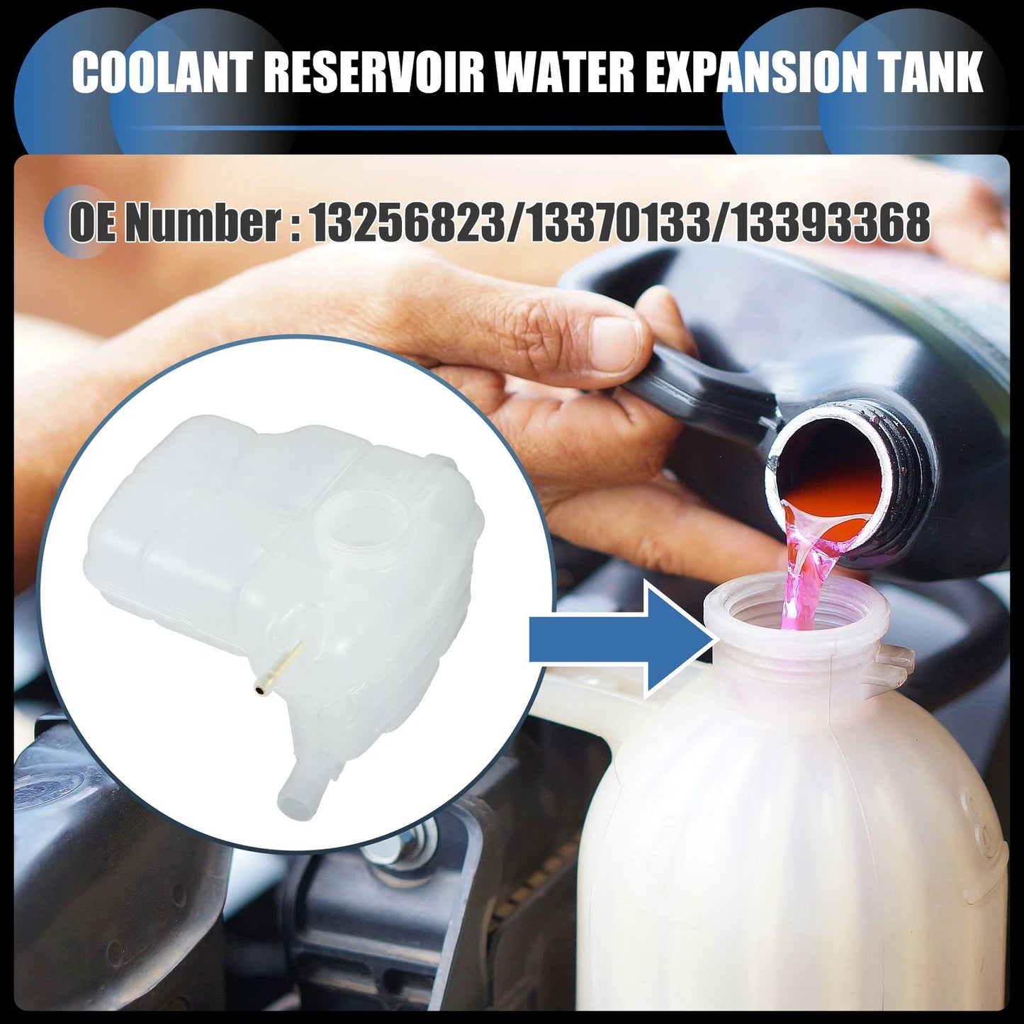 Coolant Expansion Overflow Tank for Chevrolet Cruze (2016)