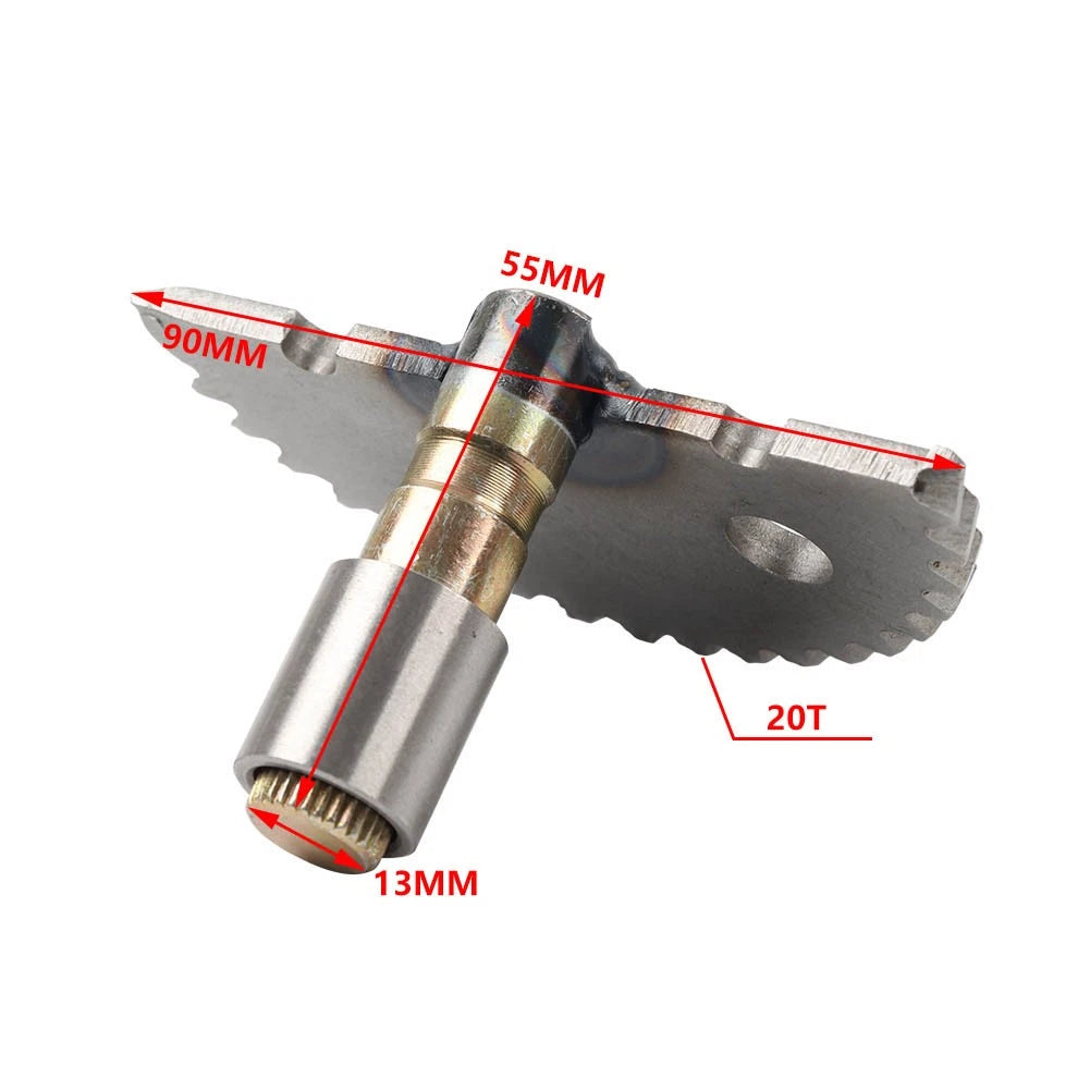 Kick Starter Shaft Gear w/ Bushing for GY6 50CC 80CC Scooter Motor