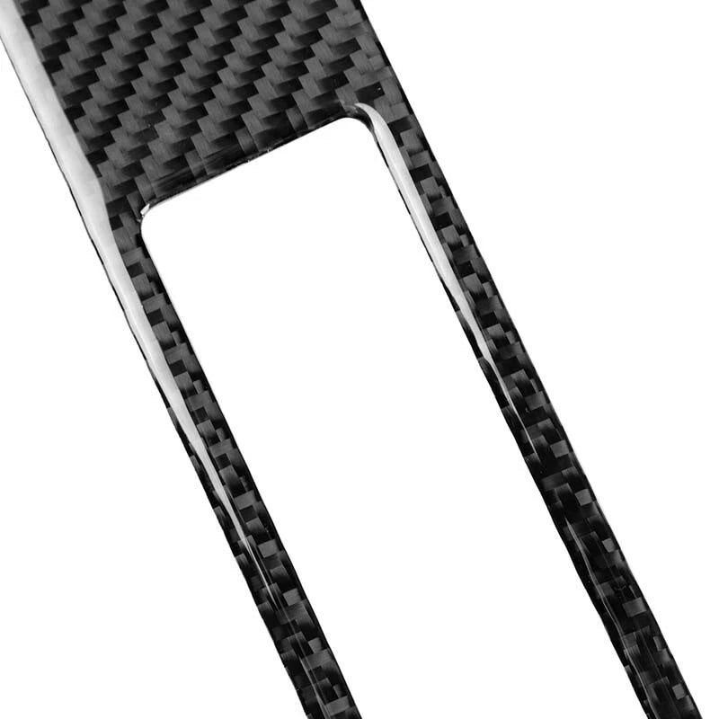 Real Carbon Fiber Door Sill Pedal Guard Cover Trim For Ford Mustang 2015-2019