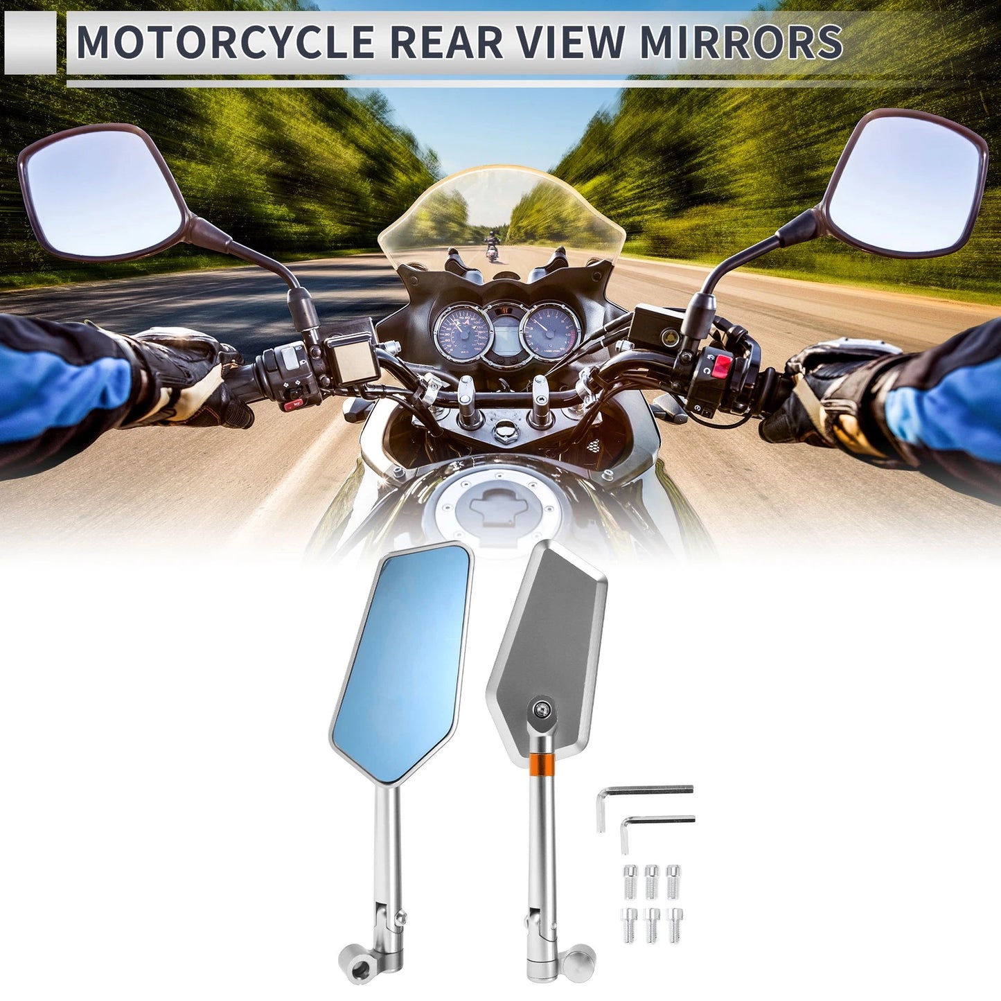 Rear View Mirror / M8/M10 / Handlebar Mirror for M8/M10 Motorcycle