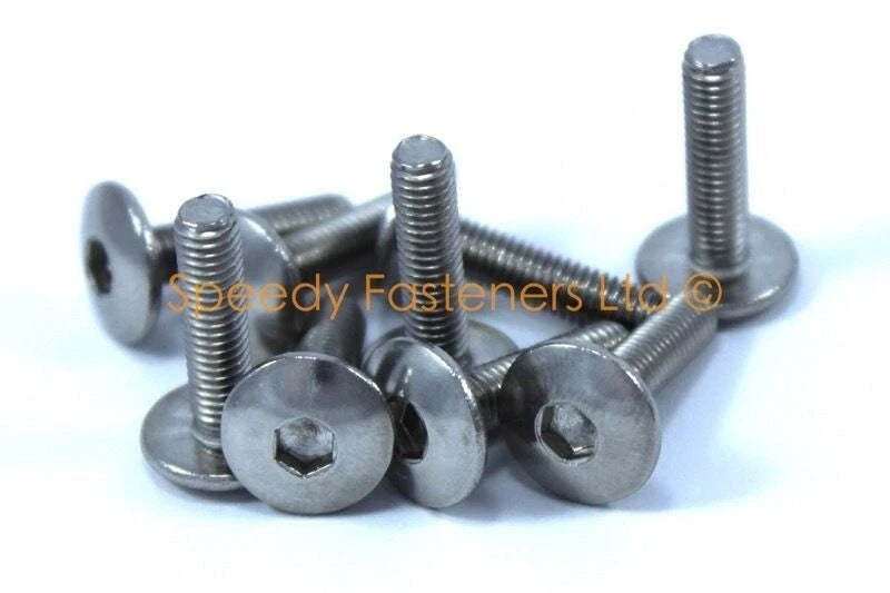 10x Bulloni M5 x 20mm Acciaio Inox Pan Fungo Testa for Kawasaki Yamaha